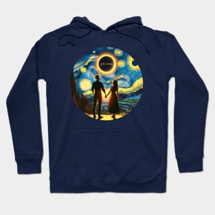 Eclipse 2024 Shirt Van Gogh Eclipse Tshirt Total Solar Eclipse Shirt April 8 2024 Tee Eclipse 2024 Matching Couple Eclipse Hoodie